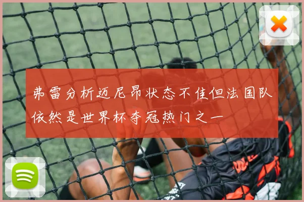 弗雷分析迈尼昂状态不佳但法国队依然是世界杯夺冠热门之一