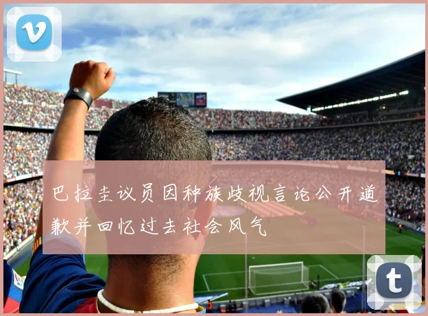巴拉圭议员因种族歧视言论公开道歉并回忆过去社会风气